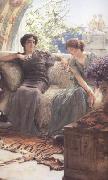 Alma-Tadema, Sir Lawrence Unwelcome Confidence (mk23) painting